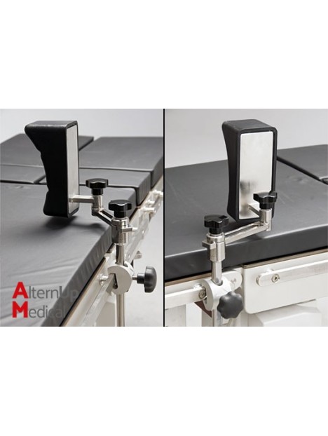 Rotatable lateral support for operating table