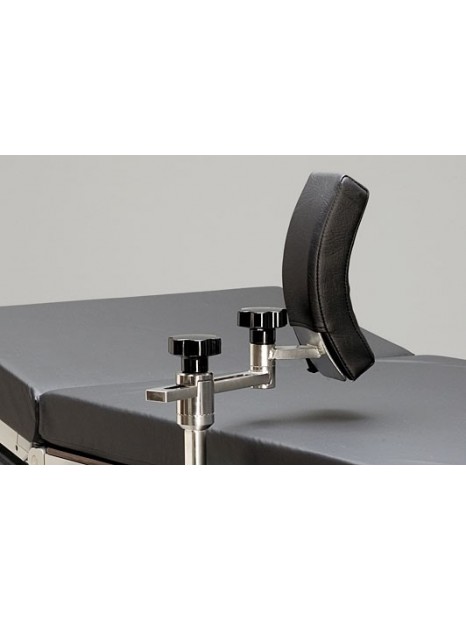 Rotatable Lateral support narrow with curved cushion  