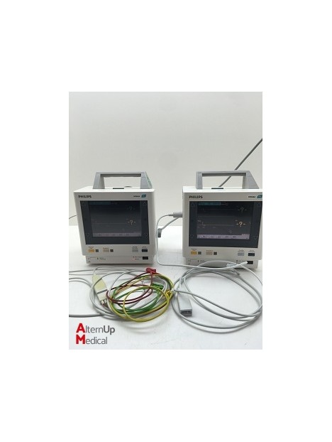 Lot de 2 Moniteurs Multiparametres Philips M3046A M2 
