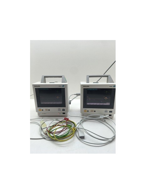 Lot de 2 Moniteurs Multiparametres Philips M3046A M2 
