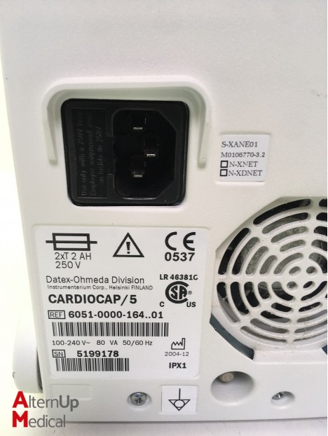 Datex Ohmeda Cardiocap 5 Vital Signs Monitor