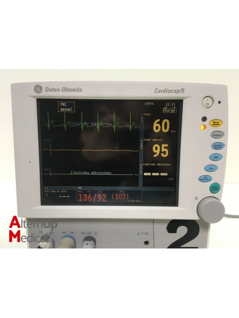 Datex Ohmeda Cardiocap 5 Vital Signs Monitor