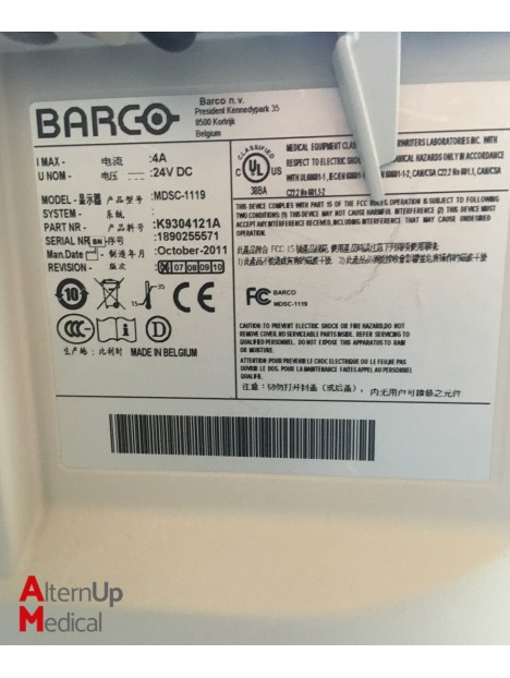 Fujinon Endoscopy Trolley with Barco 19'' Monitor