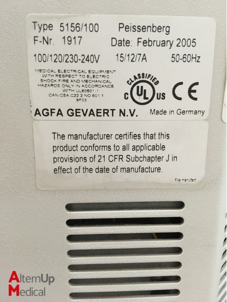 Numeriseur De Radiologie AGFA CR 25.0
