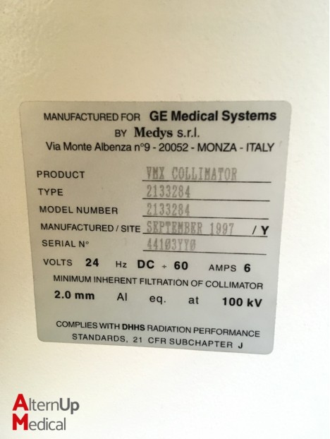 Mobile de Radiologie GE VMX