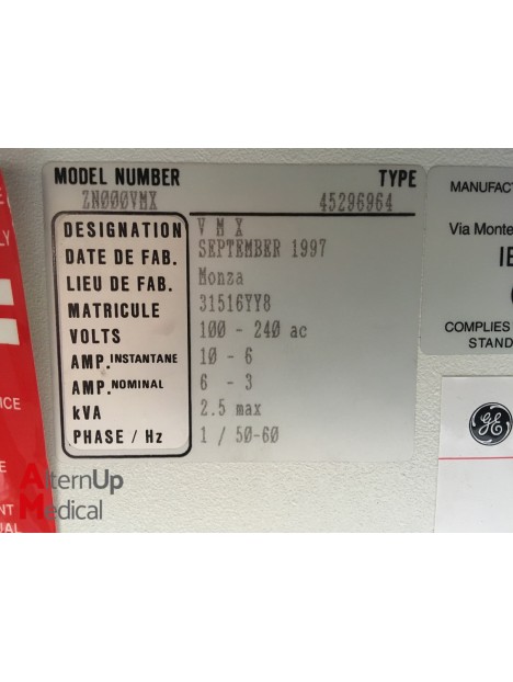 GE VMX Mobile X-Ray