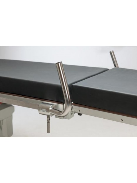 Transport handles for operating table