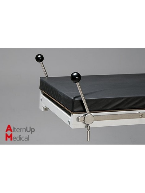 Transport handles for operating table