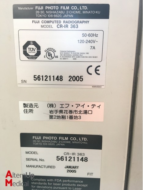 Fujifilm FCR Profect CS + Drypix 7000 Radiography System