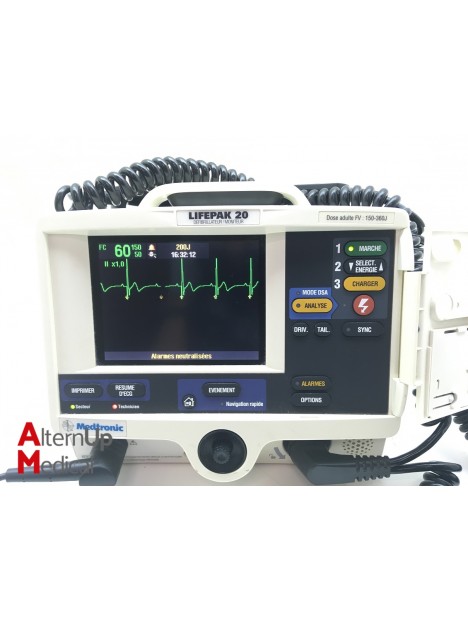 Défibrillateur Medtronic Lifepak 20