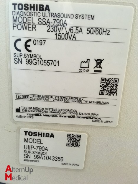 Echographe Toshiba SSA-790A
