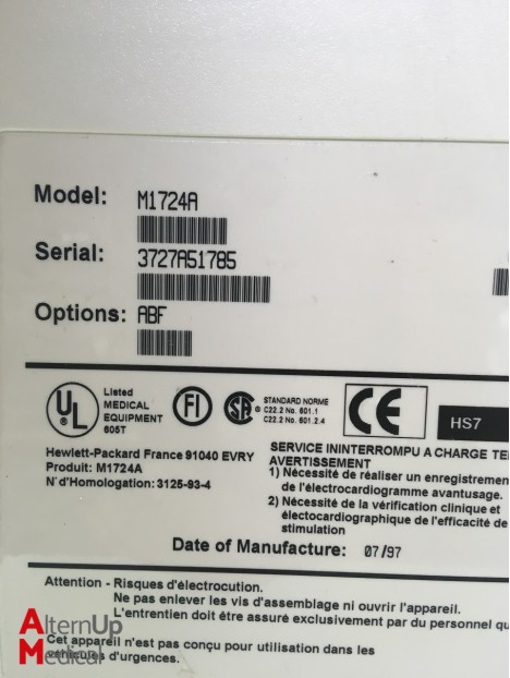 HP Code Master XE M1724A Defibrillator