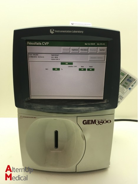 Gaz du Sang Instrumentation Laboratory GEM Premier 3500