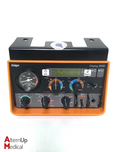 Respirateur de transport Drager Oxylog 2000