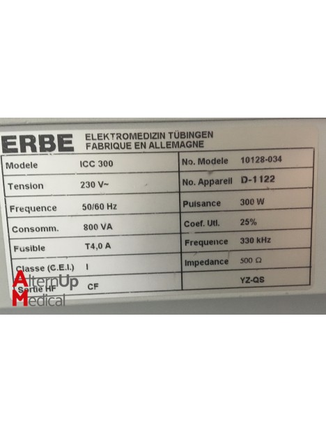 Erbe ICC 300 Electrosurgical Unit