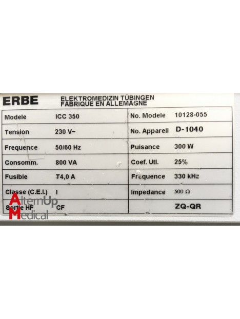 Erbe ICC 350 Electrosurgical Unit