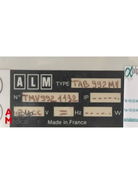 Table d'Opération ALM TAB 992 MV