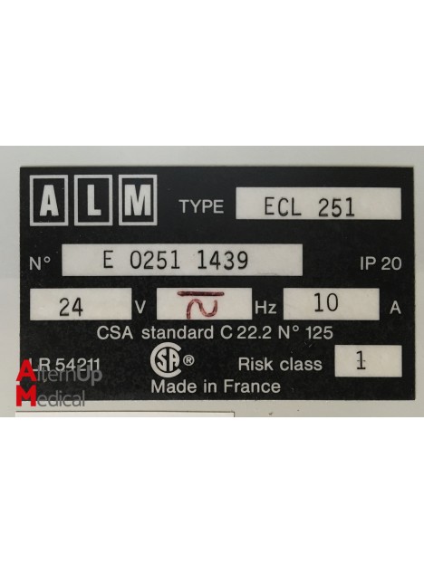 Eclairage Operatoire ALM ECL 251 Double Coupole