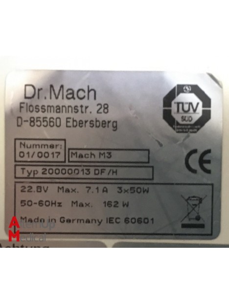 Eclairage Operatoire ALM ECL 152 et Dr Mach M3