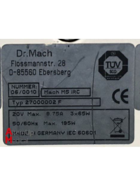 Eclairage Operatoire Dr Mach M5 IRC Simple Coupole