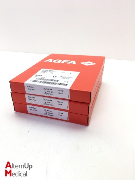 Set of 3 Box of AGFA Mamoray HDR C-plus Film 18x24