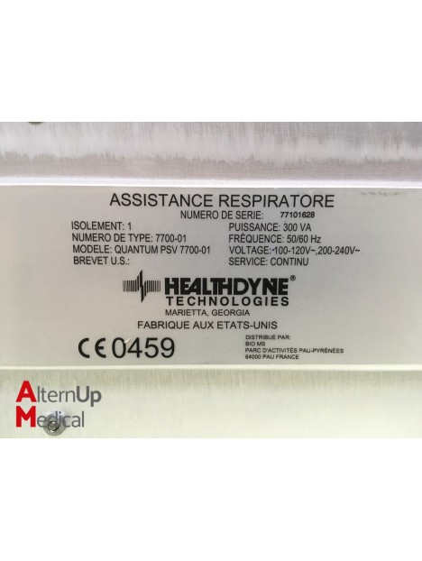Respirateur HealthDynes Quantum PSV 7700-01