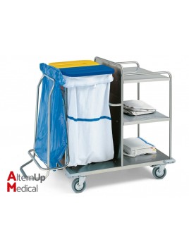 Laundry Trolley in Stainless Steel