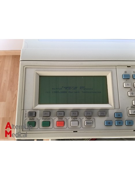 Philips M1771A ECG on trolley