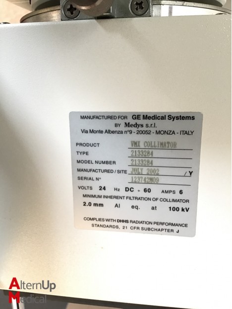 Mobile de Radiologie GE VMX