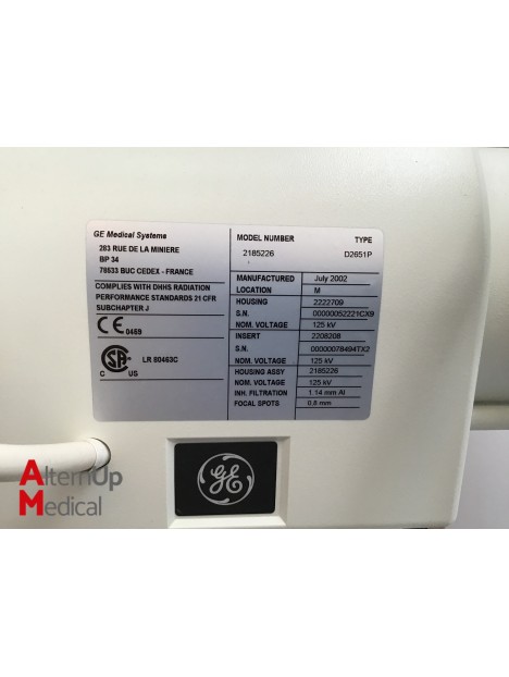 Mobile de Radiologie GE VMX