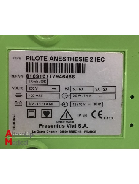 Set of 2 Fresenius Vial Pilote A2 IEC Syringe Pumps