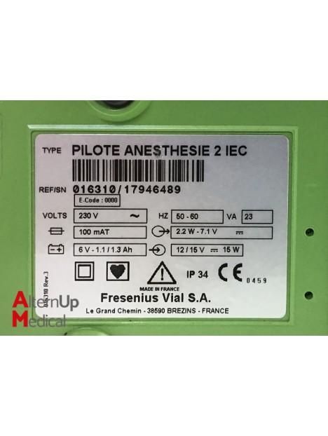 Set of 2 Fresenius Vial Pilote A2 IEC Syringe Pumps