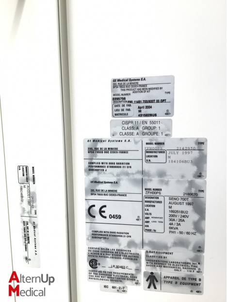 Mammographe General Electric Senographe 700T