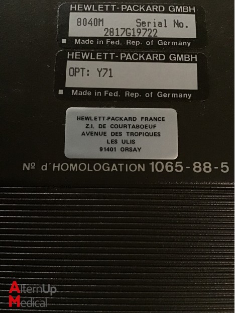 Moniteur Foetal Hewlett Packard 8040A