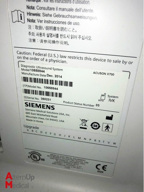 Echographe Siemens Accuson X700