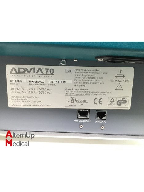 Bayer Advia 70 Hematology Analyzer