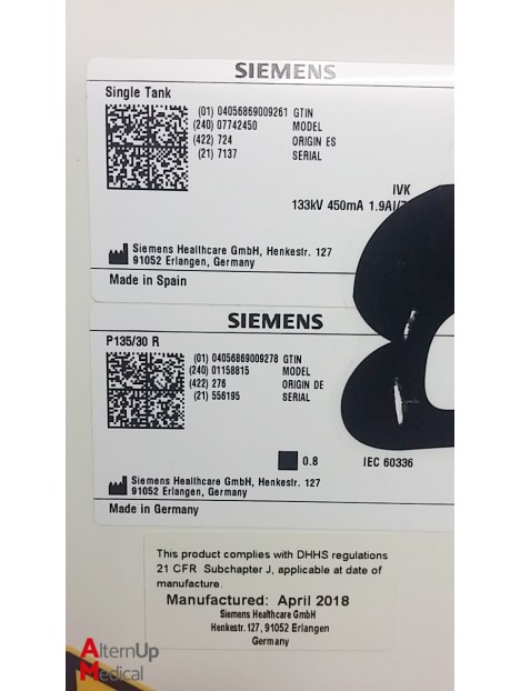 Mobile de Radiologie Siemens Mobilett XP Eco