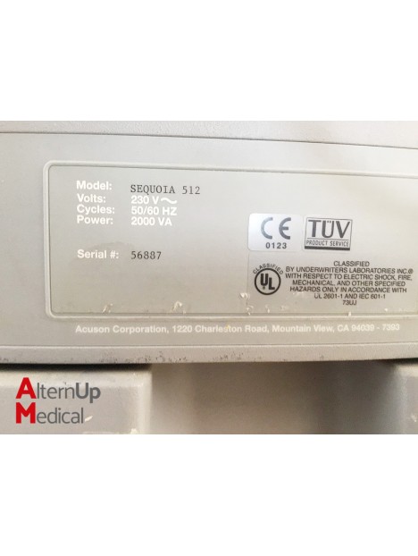Echographe Siemens Acuson Sequoia 512