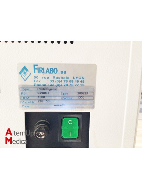 Centrifugeuse Firlabo SV 8 RH