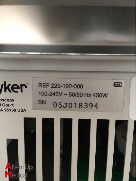 Stryker 1088i HD Arthroscopy Column