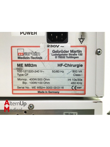 KLS Martin ME MB 2 Electrosurgical Unit
