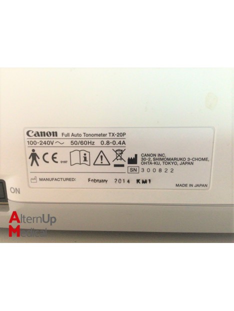 Canon TX-20P non-contact Tonometer and Pachymeter