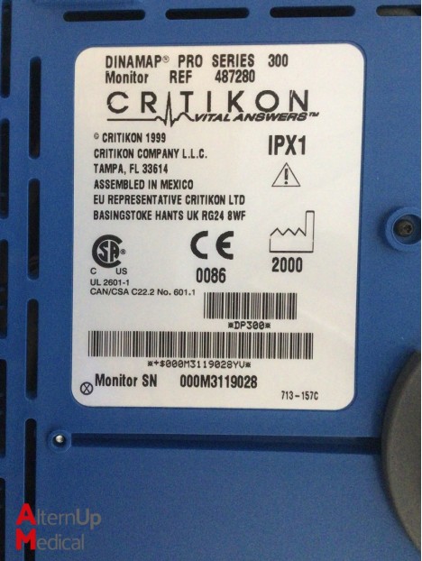 Critikon Dinamap Pro 300 Vital Signs Monitor