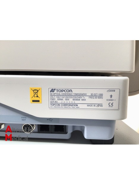 Topcon 3D OCT-1000 Optical Tomography Unit 
