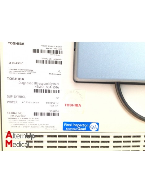 Toshiba Nemio SSA 550-A Ultrasound