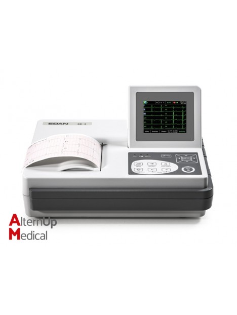 ECG Portatif  Couleur Edan SE-3 avec Moniteur + Logiciel