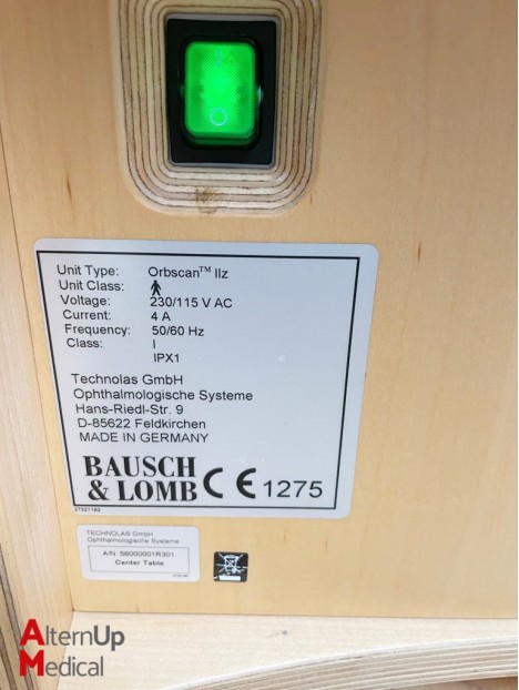 Bausch & Lomb Orbscan IIZ Corneal Topographer