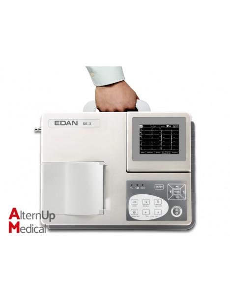 ECG Portatif  Couleur Edan SE-3 avec Moniteur + Logiciel