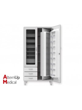 ARMOIRE À PHARMACIE COMBO bilaminée blanche