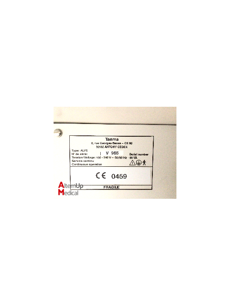 Ventilateur d'Anesthésie Taema Alys